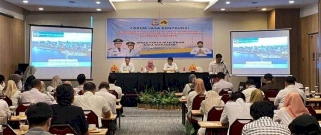 Dinas PU Kota Makassar Gelar Forum Jasa Konstruksi, Bahas Implementasi E-Katalog Lokal