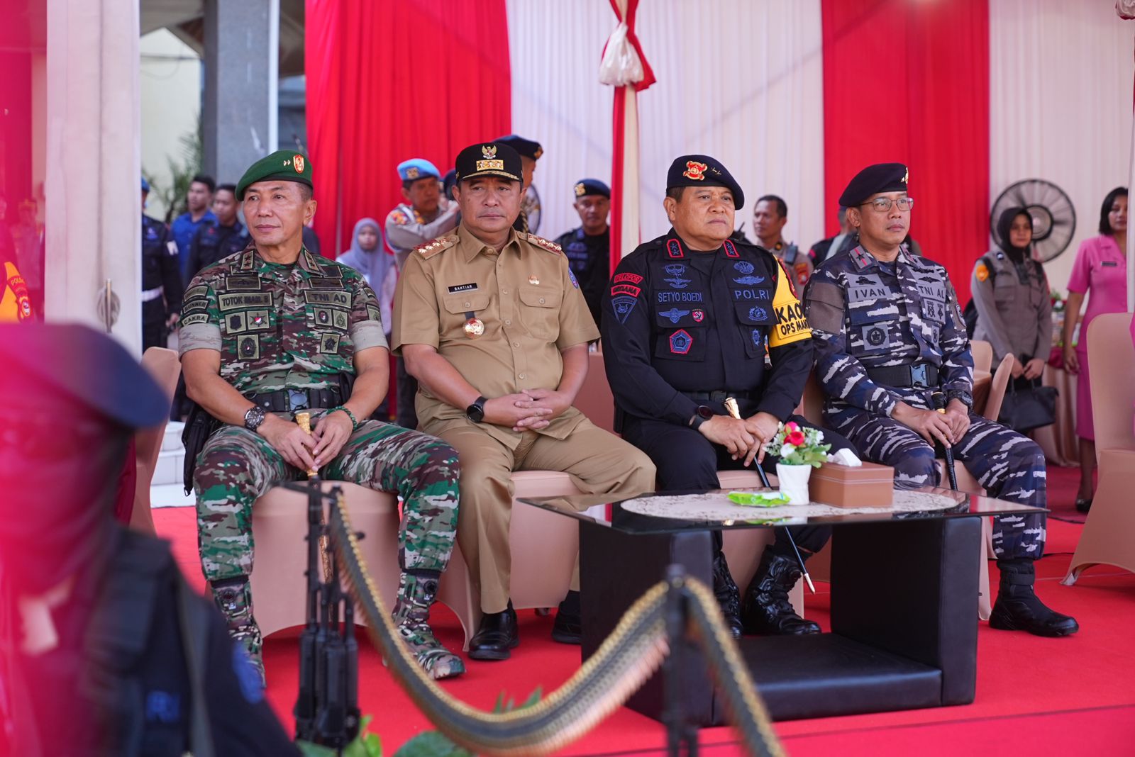 Pj Gubernur Sulsel Hadiri Peringatan 78 Tahun Korps Brimob Polri