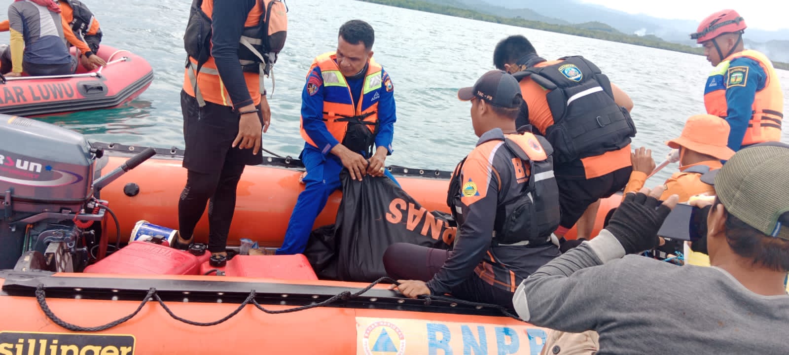 Tim SAR Temukan Pemancing yang Tenggelam di Perairan Batulotong Luwu