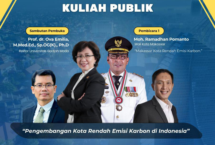 Bakal jadi Pembicara di UGM, Danny Pomanto Akan Bahas Makassar Kota Rendah Emisi Karbon