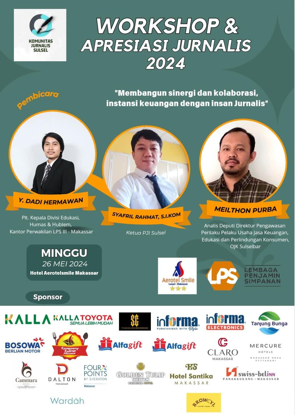 KJS Gelar Workshop ‘Bangun Kolaborasi Instansi Keuangan dengan Insan Jurnalis’