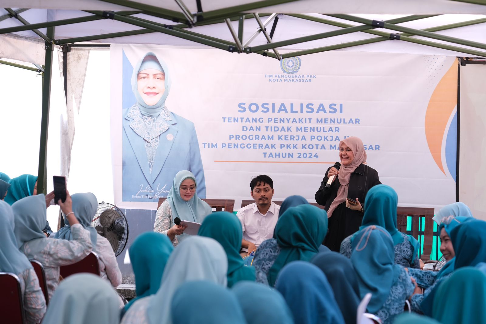 TP PKK Kota Makassar Sosialisasi Kesehatan di Lorong PKK