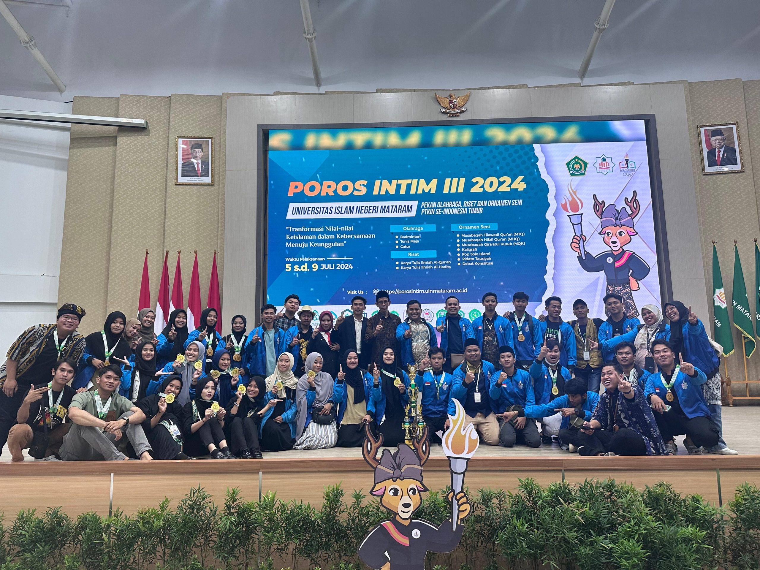 Sejarah Baru: IAIN Parepare Puncaki Medali di POROS INTIM 2024