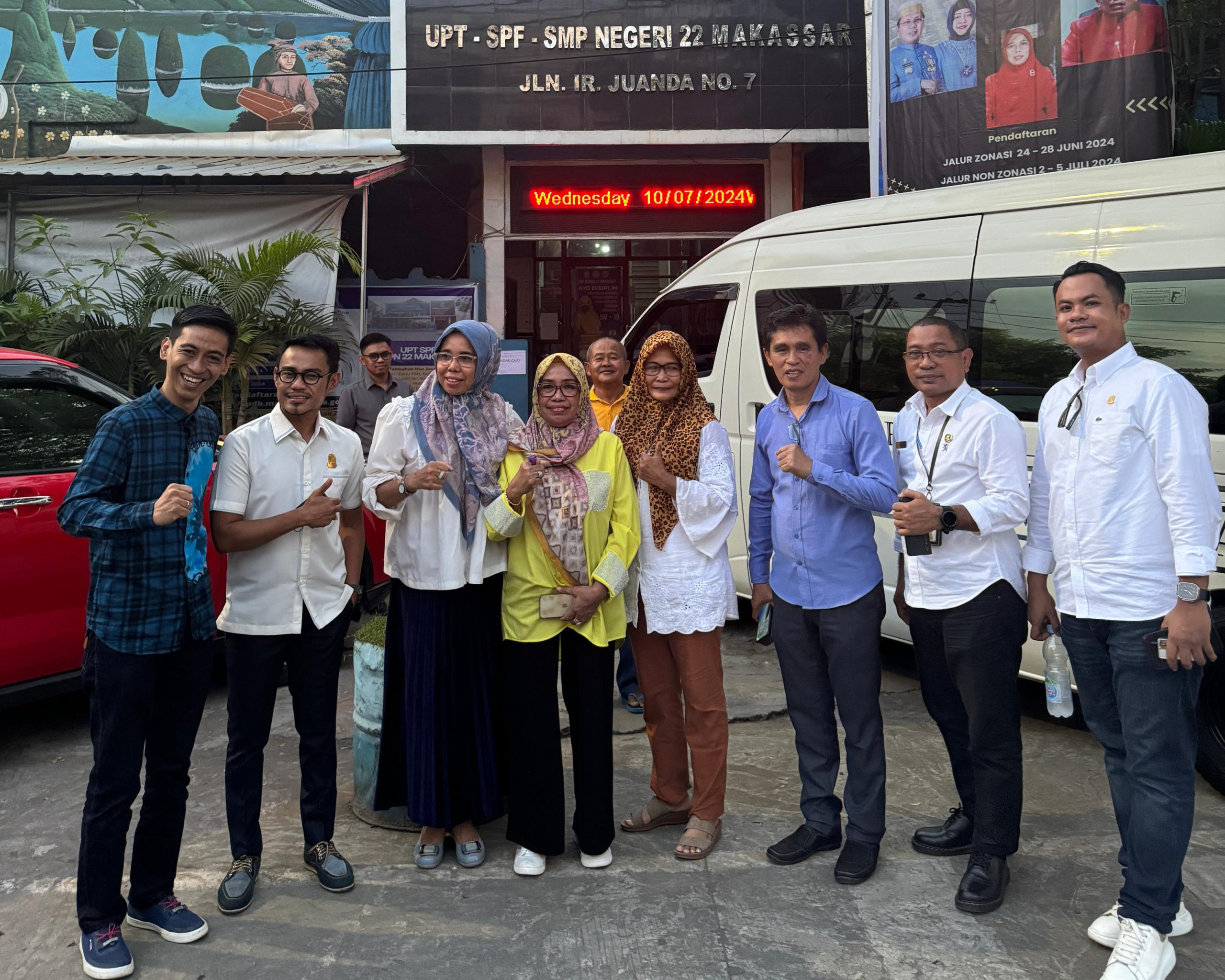 Dewan Sidak Sejumlah Sekolah di Makassar