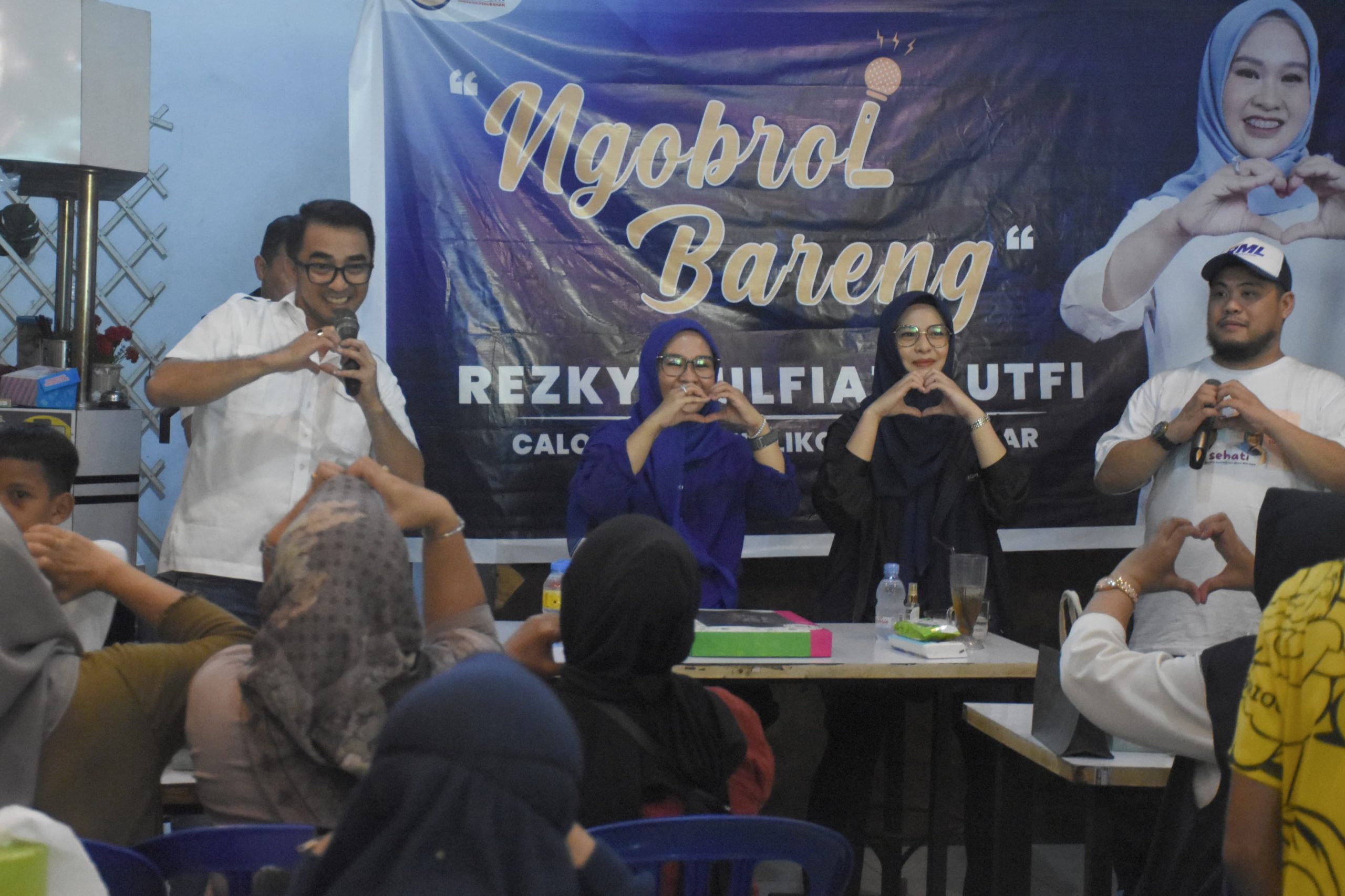 Cicu Tancap Gas Sosialisasikan Rezki di Pilwalkot Makassar 2024
