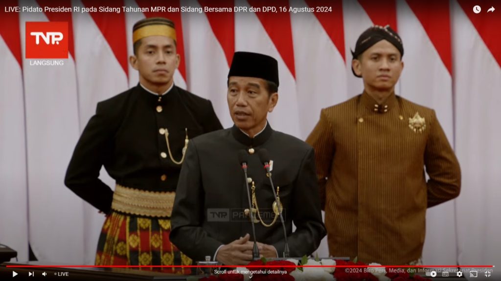 Pamit di Sidang Tahunan, Jokowi: Terima Kasih Dukungan Rakyat