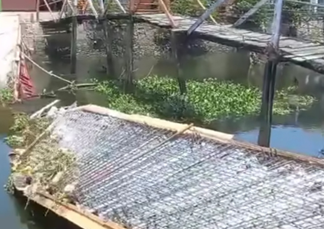 Proyek Jembatan Kanal Pampang Ambruk, Dinas PU Sebut Konsultannya Berpengalaman