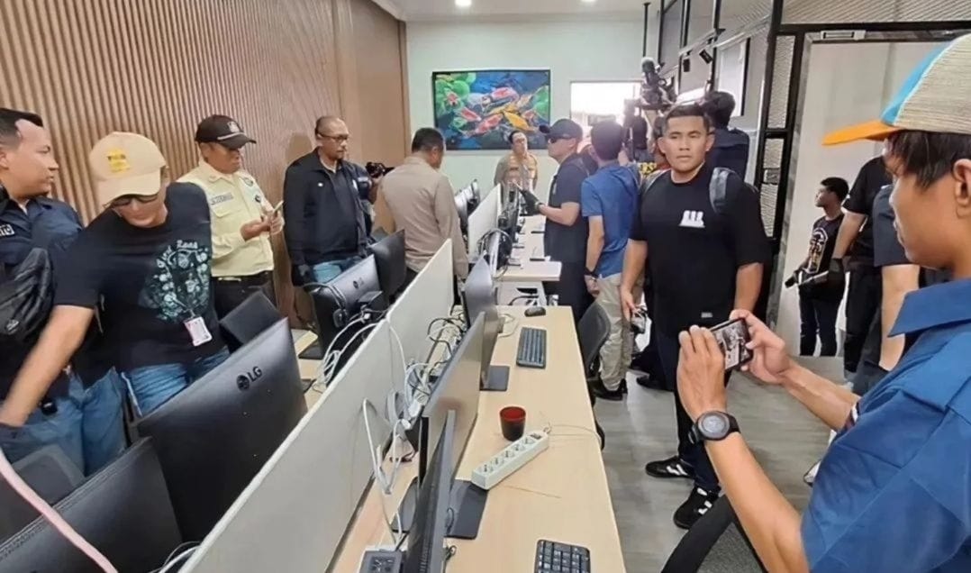 Kantor Judi Online Diobok-obok Polisi