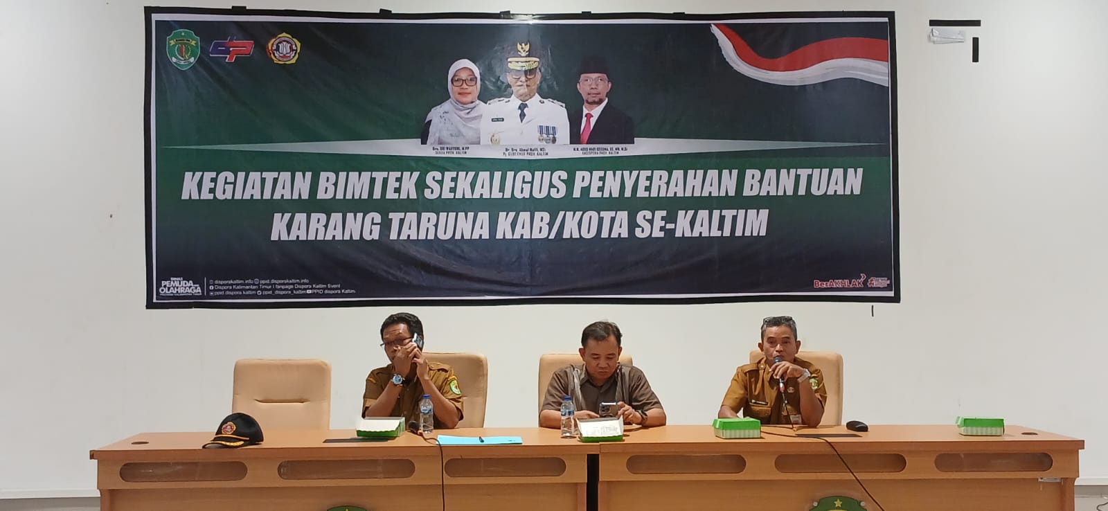 Dispora Kaltim Berikan Pelatihan dan Peralatan Penunjang untuk Karang Taruna Samarinda