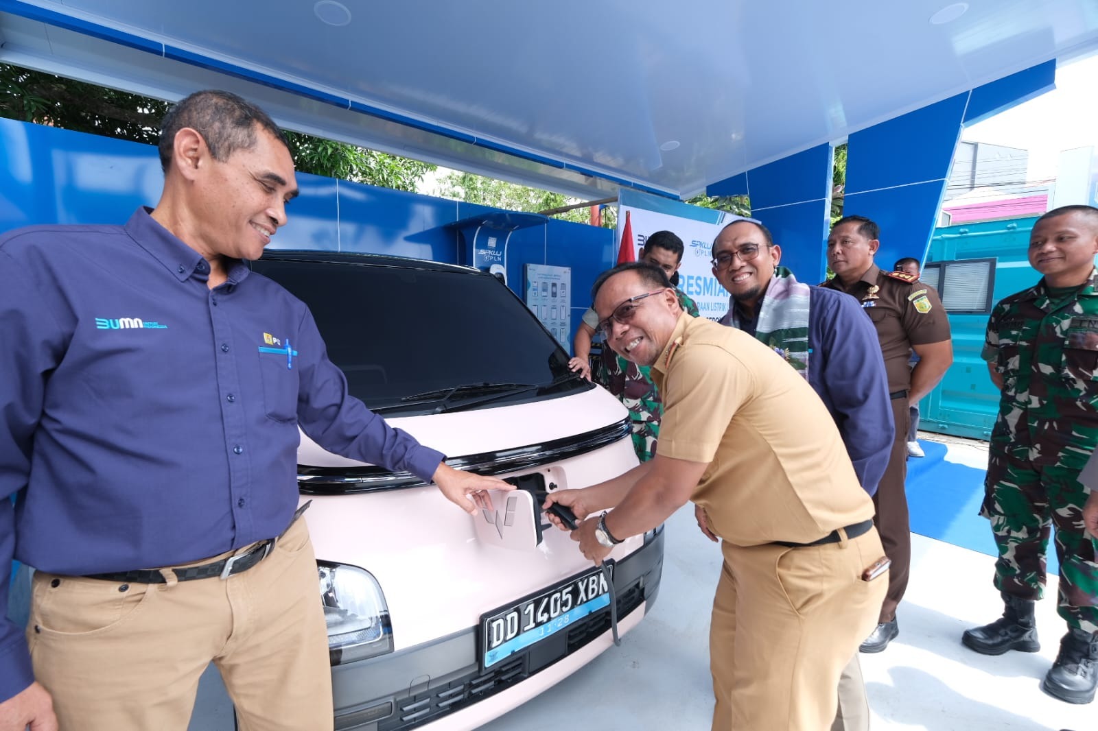 PLN Resmikan Infrastruktur SPKLU di Kabupaten Pinrang