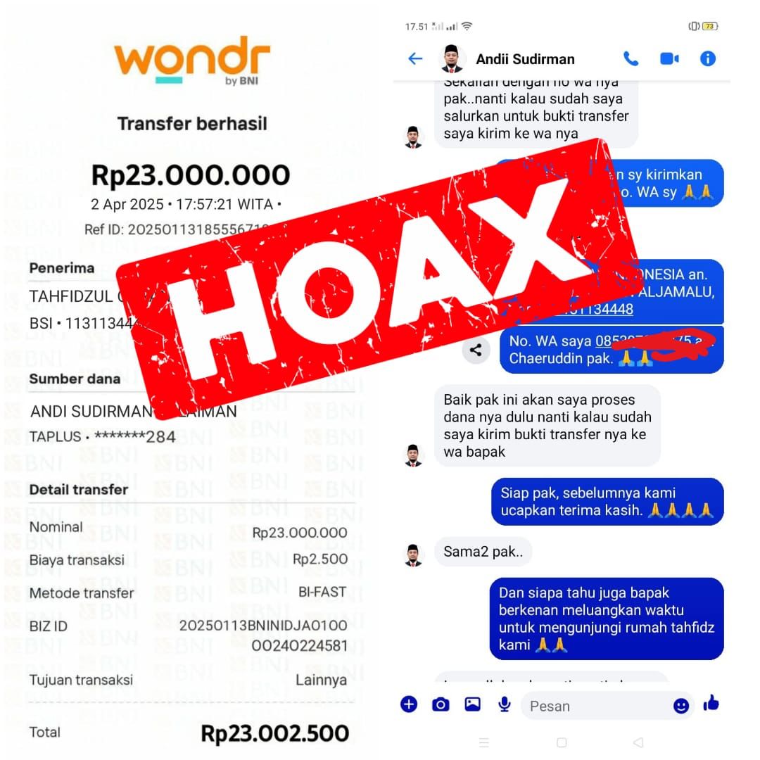 Penipuan Bantuan Donasi Catut Nama Gubernur Sulsel