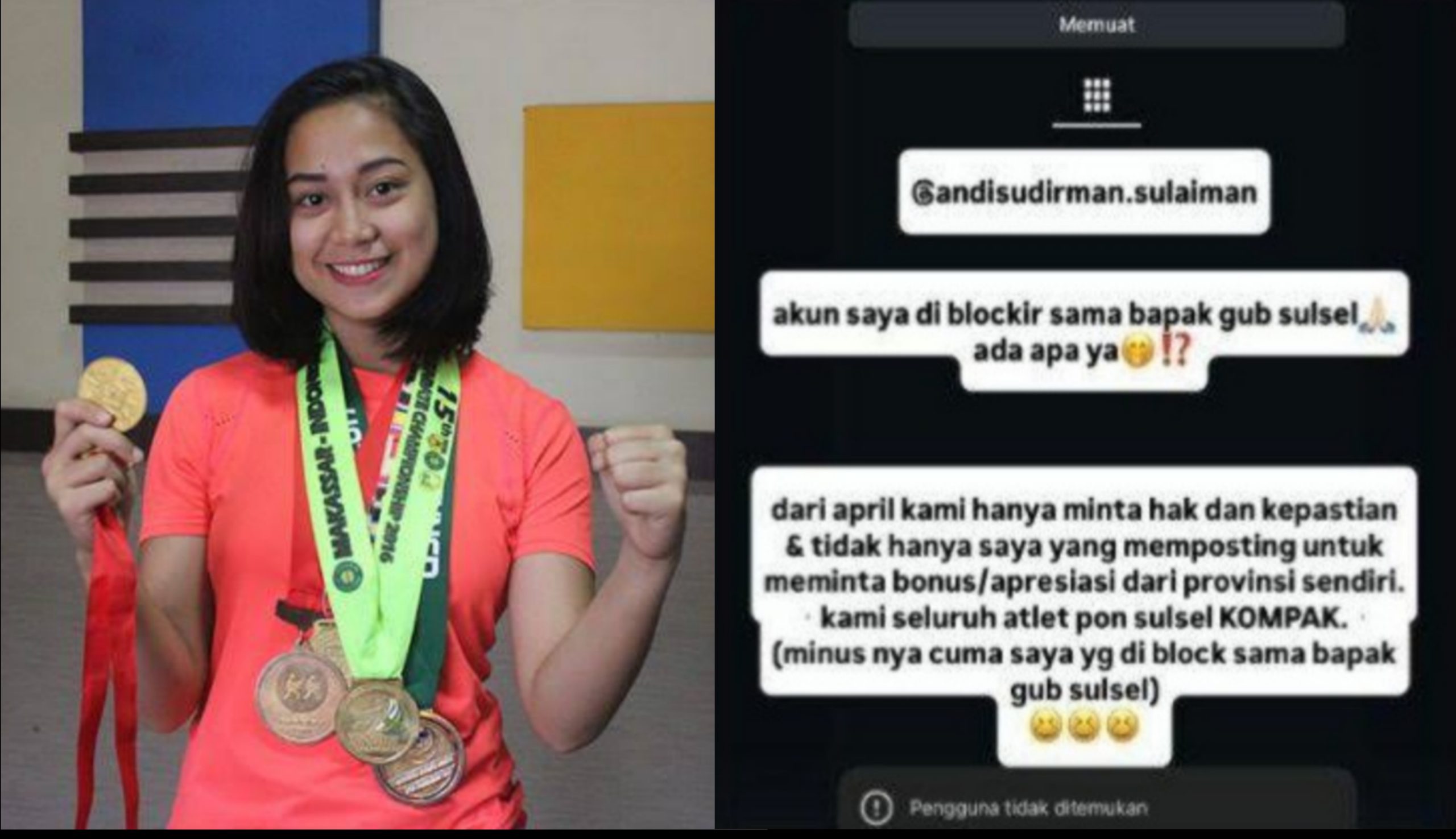 Akun Atlet Berprestasi Sulsel Diblokir Gubernur Usai Protes Bonus Belum Cair