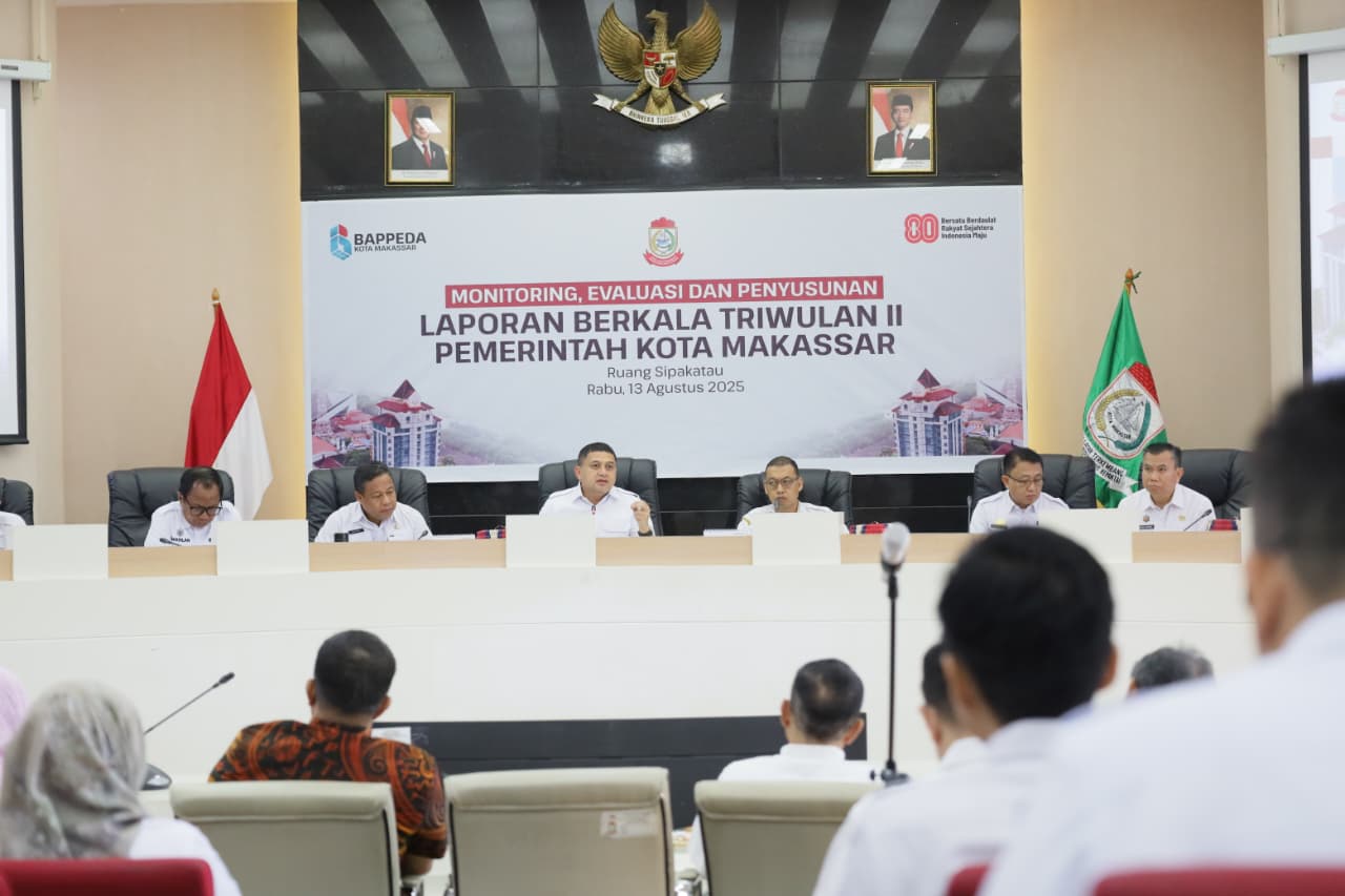 Jauh dari Target, Pendapatan Daerah Kota Makassar Hingga Juli 2025 Baru Capai 33 Persen