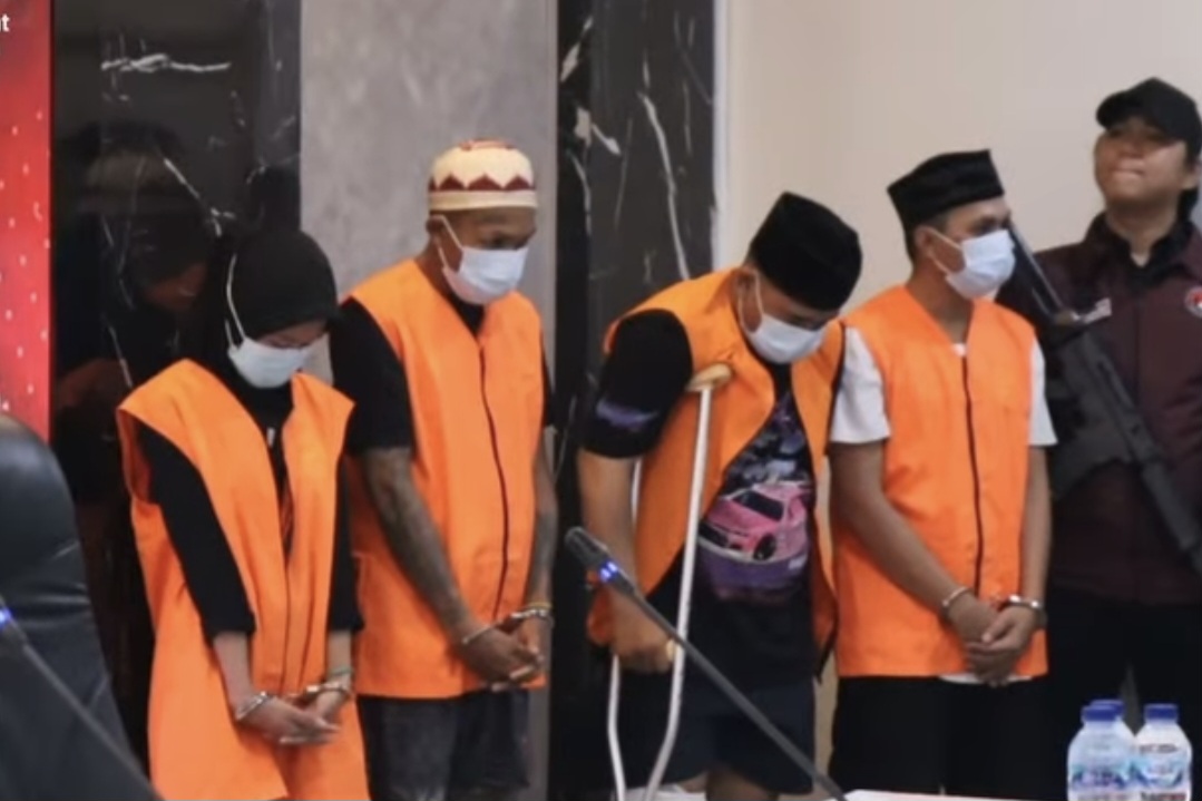 Komplotan Pengedar Sabu Senilai Rp18 Miliar  Ditangkap, Ada Sepasang Kekasih jadi Kurir