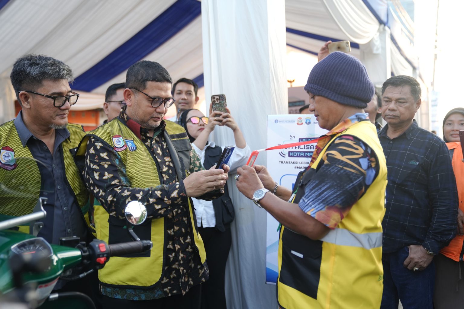Perumda Parkir Makassar Launching Sistem Bayar QRIS, 16 Titik jadi Percontohan