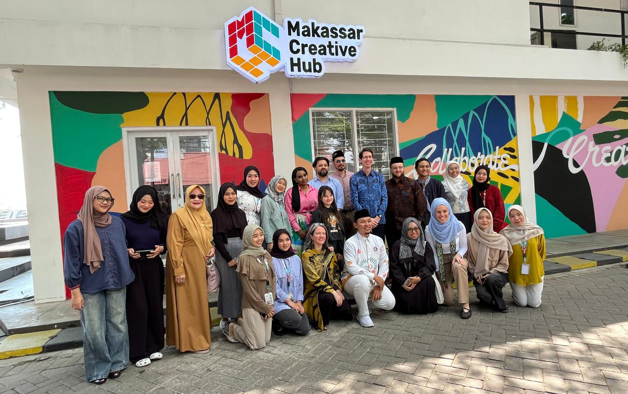 Delegasi Australia Jelajahi Inovasi Makassar Creative Hub