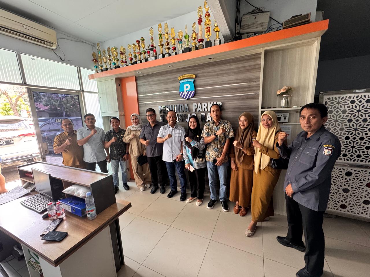 Komisi II DPRD Jeneponto Belajar Sistem Parkir Modern di Perumda Parkir Makassar