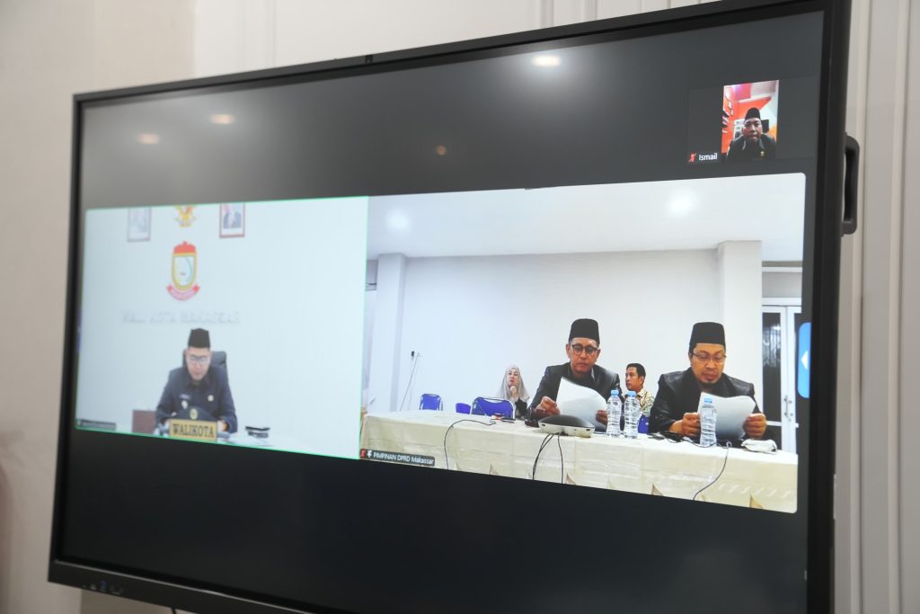 Pasca Insiden 29 Agustus, DPRD Makassar Bahas Anggaran Perubahan 2025 Lewat Virtual