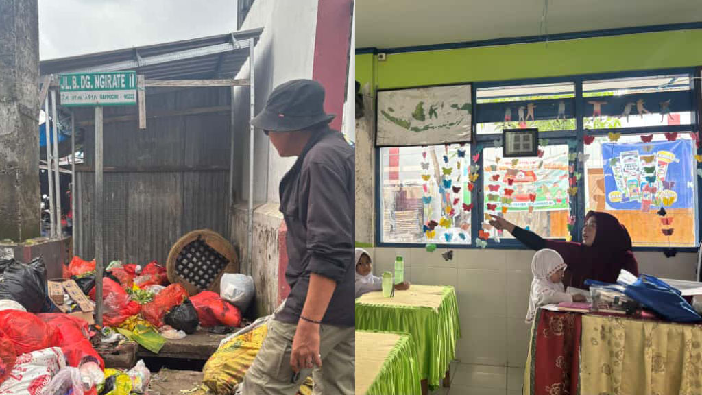 Aroma Busuk dari Samping Ruang Kelas SD Inpres Perumnas