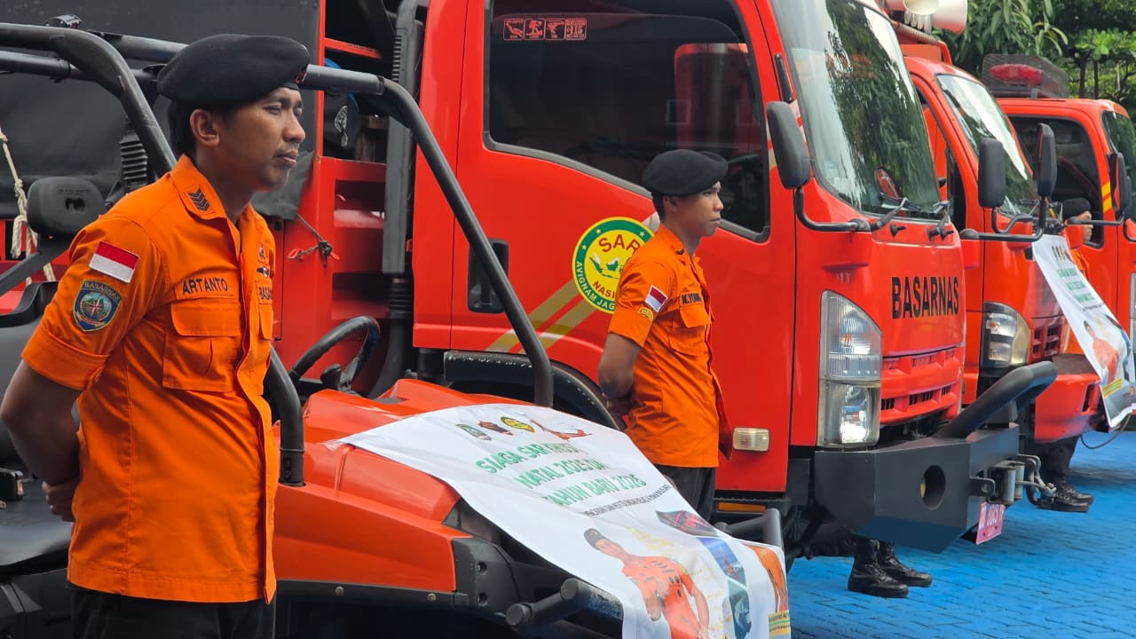 Basarnas Makassar Siagakan Tim SAR di Lokasi Wisata Sepanjang Libur Nataru 2025-2026