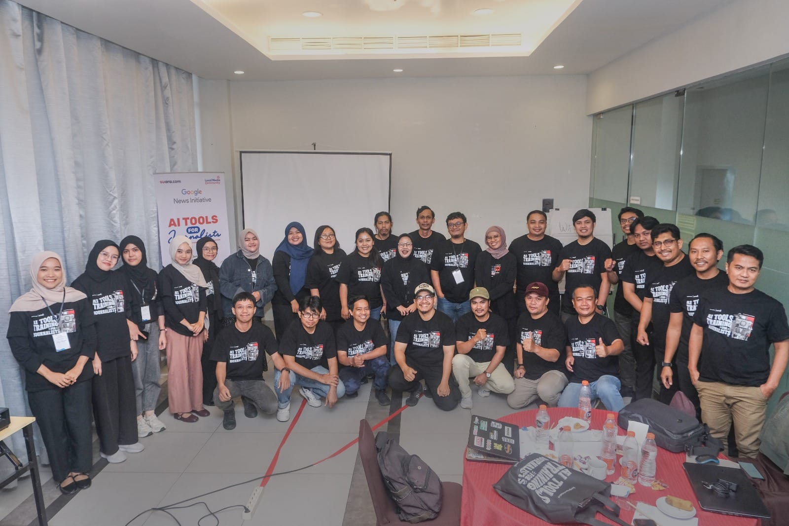 Suara dan LMC Gelar Workshop AI Tools for Jurnalists di Makassar