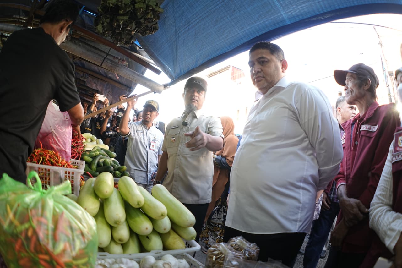Jelang HBKN, Wali Kota Makassar Pastikan Harga Bahan Pokok di Pasar Tradisional Tetap Terkendali