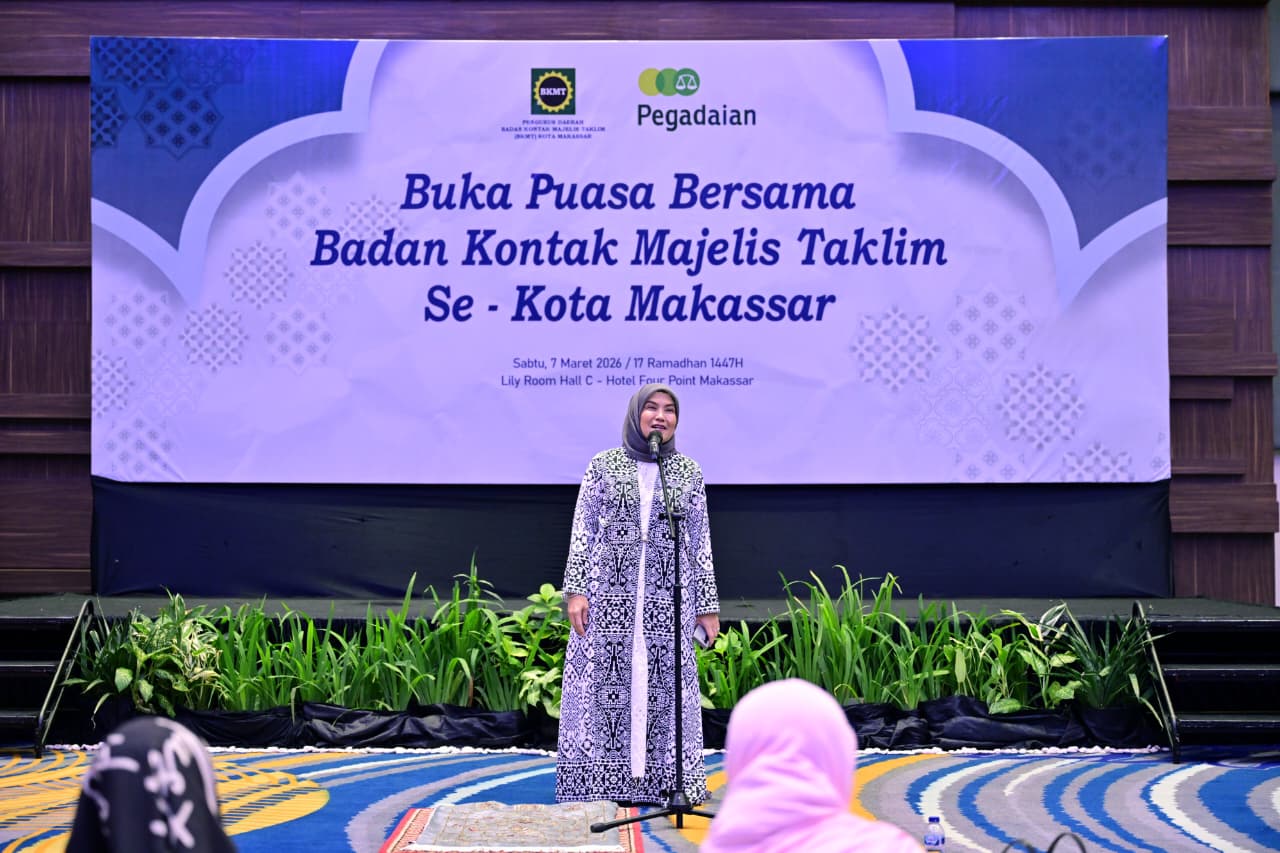 Aliyah Mustika Ilham Dorong Penguatan Peran Majelis Taklim dalam Buka Puasa BKMT Makassar
