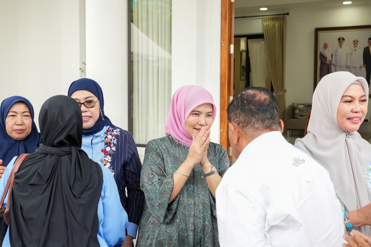 Gelar Halalbihalal, Wawali Makassar Sosialisasikan Kebijakan WFA hingga Penertiban PKL ke Para Purna Bakti