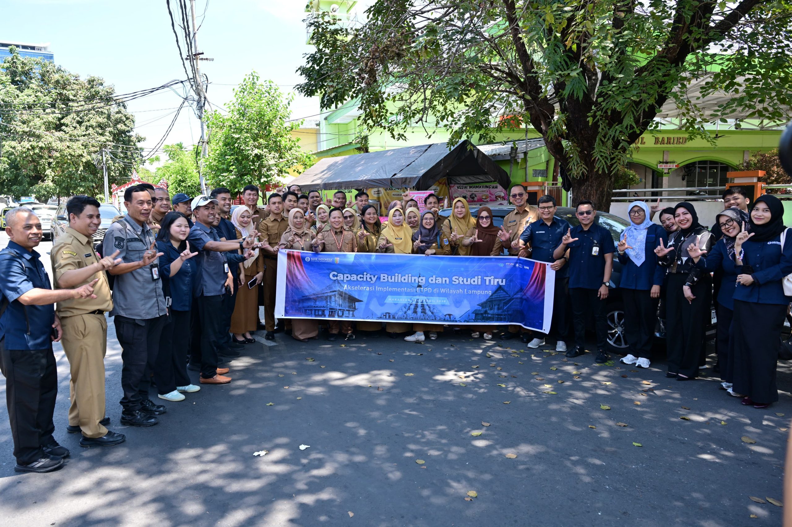 BI Lampung Studi Tiru Penerapan Sitem Digitalisasi Parkir di Makassar