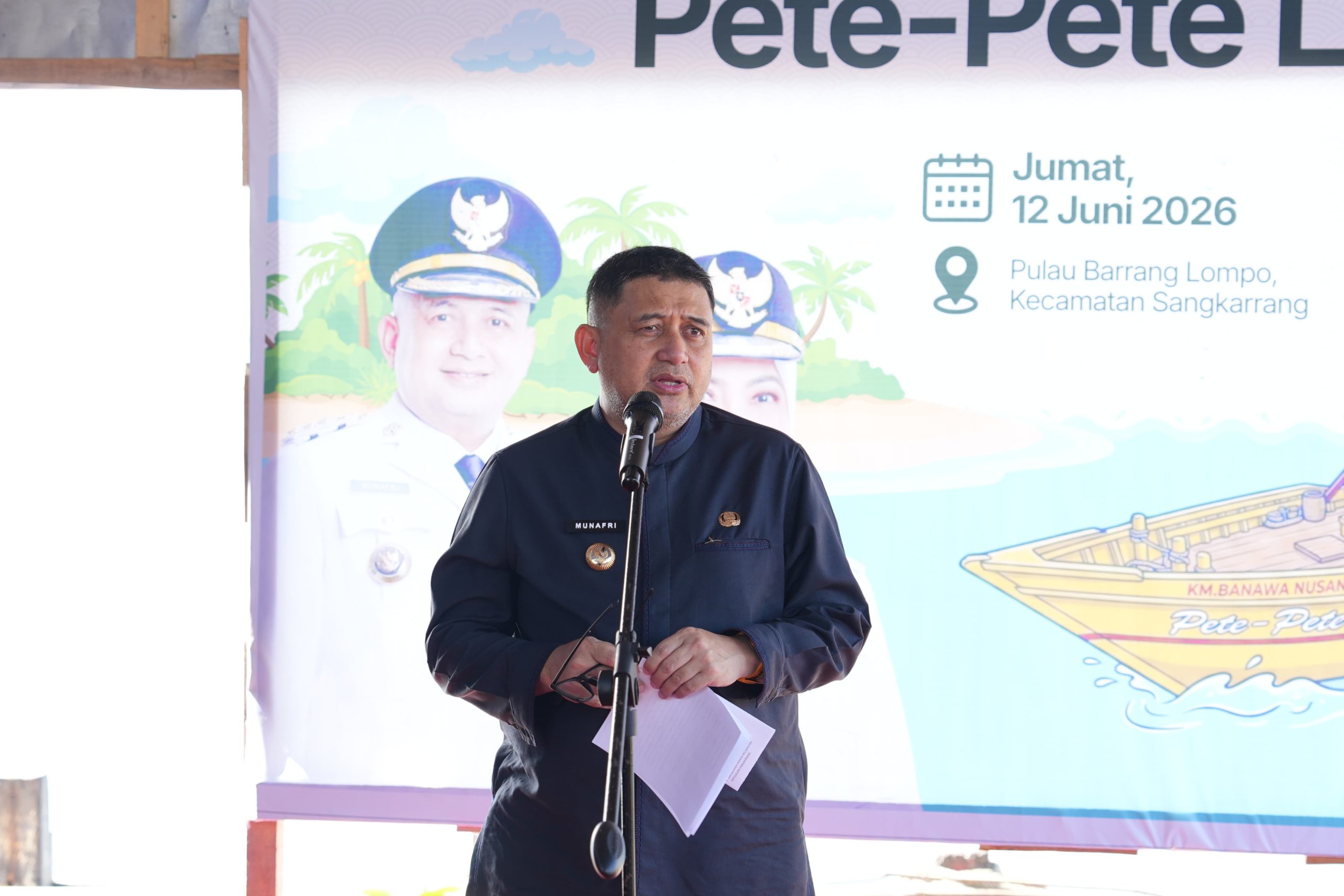 Appi Resmikan Pete-pete Laut, Transportasi Gratis untuk Pelajar, Nakes, dan Warga Kepulauan