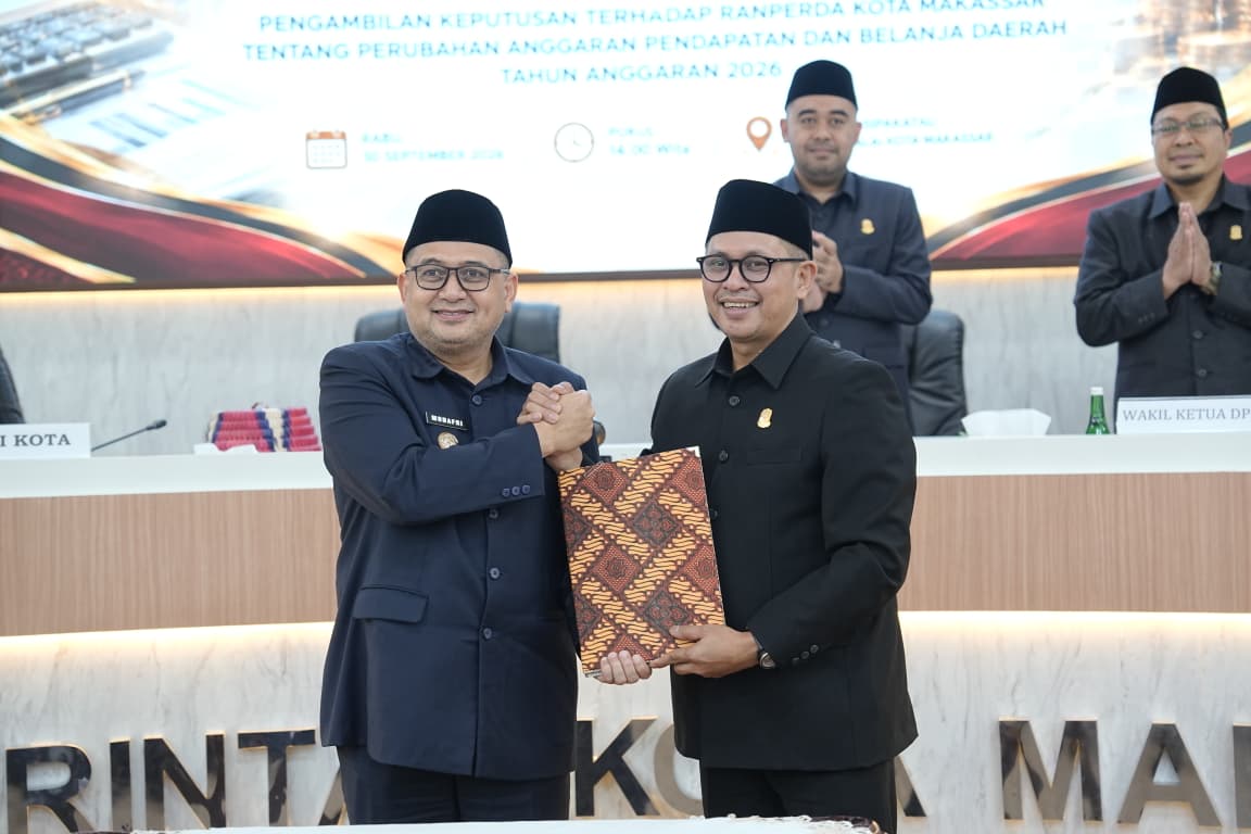 Pemkot dan DPRD Makassar Ketok APBD-P Rp5,26 T, SiLPA Tambal Defisit Rp699 Miliar