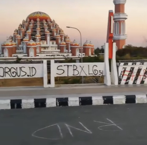 Marak Vandalisme di Ruang Publik Makassar: Tembak Lego-Lego Terlihat Kumuh