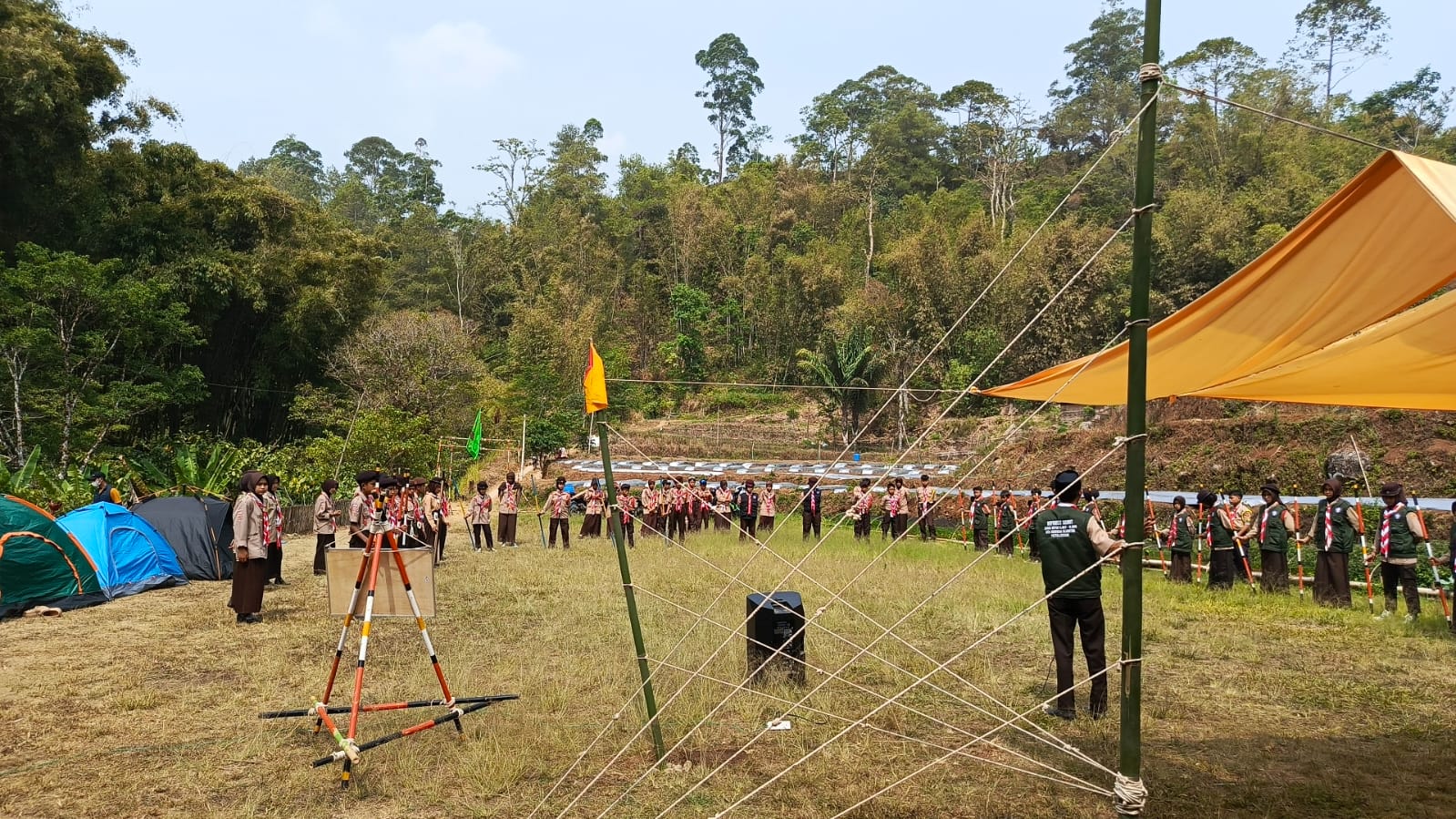Puluhan Pramuka Penggalang Ikuti Dianpinru MA.UI Pattallassang, Siapkan Pemimpin Muda Berkarakter